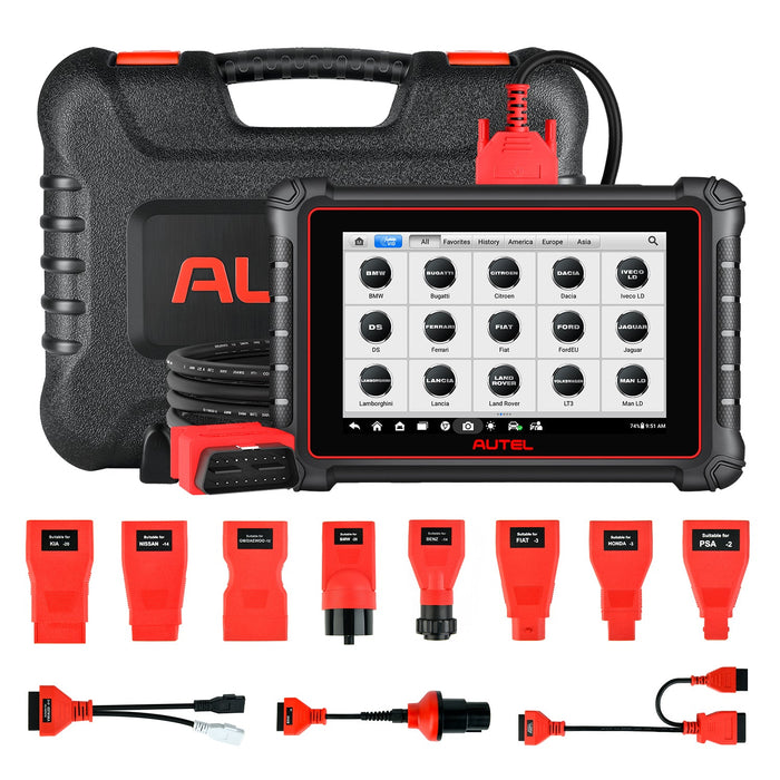 Autel Maxipro MP900 Kit(MP900+Box Adapters) Diagnosis Scanner丨Android 11 Multi-Brand Full System丨40+ Service丨ECU Coding丨Multi-language