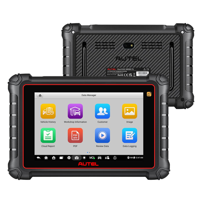 Autel Maxicom MK900TS丨Escáner de diagnóstico TPMS profesional丨Reaprendizaje/reemplazo/programación de sensores TPMS丨Sistema completo multimarca 40+ Servicio丨Multilingüe