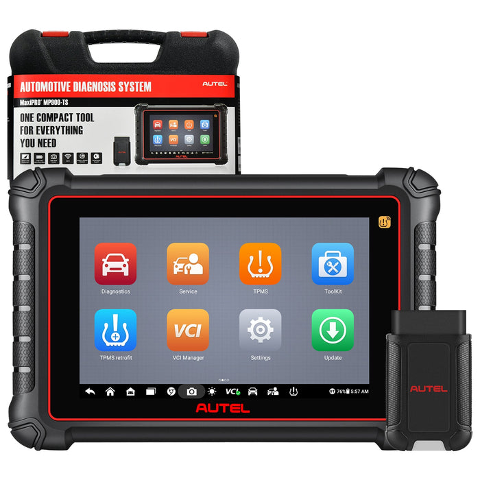 Autel Maxipro MP900TS TPMS Escáner 丨Android 11 TPMS Reaprendizaje/Reemplazo/Programación de sensores丨Codificación ECU丨Servicio de reinicio 40+丨Control bidireccional