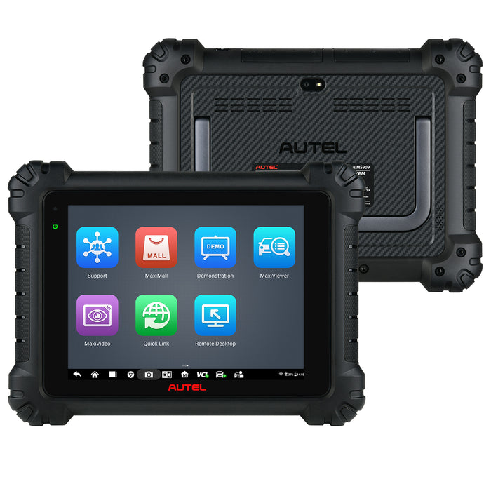 Autel MaxiSys MS909 Top Level Diagnosis Scanner/J2534 ECU Programming/Coding/Topology Map 2.0/Bidirectional Control/40+Reset Service/Global Version Multi-language