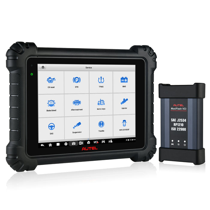 Autel MaxiSys MS909 Top Level Diagnosis Scanner/J2534 ECU Programming/Coding/Topology Map 2.0/Bidirectional Control/40+Reset Service/Global Version Multi-language