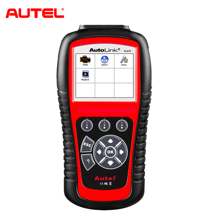 【EU Free Ship】Autel AutoLink AL619 OBD2 Scanner | ABS/SRS | Turn Off Warning Lights | Ready Test | Advanced Ver. of AL519/ML519