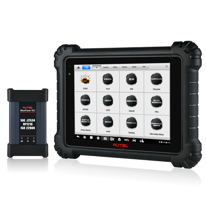 Autel MaxiSys MS909 Top Level Diagnosis Scanner/J2534 ECU Programming/Coding/Topology Map 2.0/Bidirectional Control/40+Reset Service/Global Version Multi-language