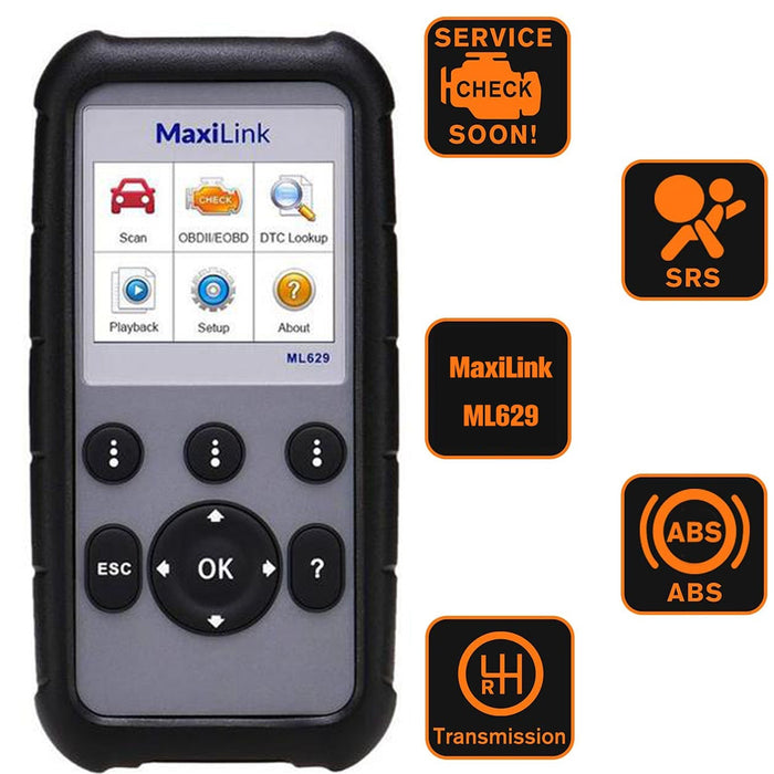 Autel MaxiLink ML629 Functions Display