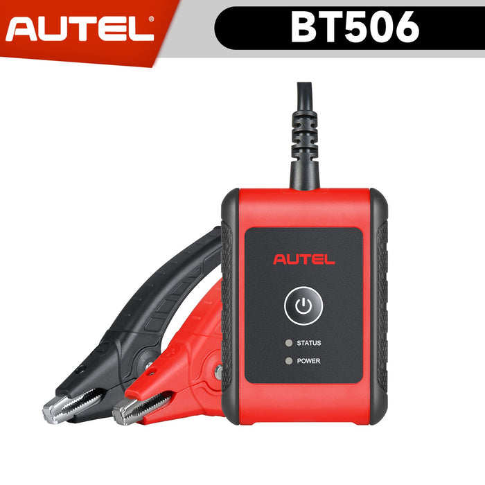 Autel MaxiBAS BT506 Probador de batería de coche  | Conductancia adaptativa | Prueba del sistema de arranque/carga | Inicialización de BMS