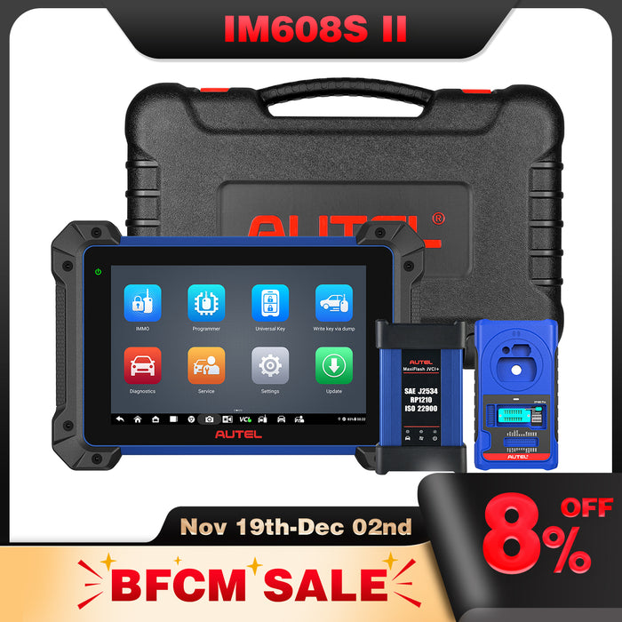 Autel MaxiIM IM608S II/IM608 Pro II | 2 Years update Top Key Programming and Diagnosis Tool(MS908S Level) | Add Keys | All Keys Lost | Read Password | Remote Learning | Multi Language
