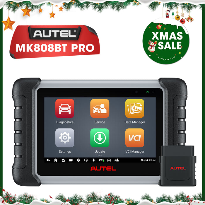 Autel MaxiCOM MK808BT Pro OBD2 Escáner de diagnóstico bluetooth | Control bidireccional| Todos los sistemas | 37+ Servicios | Varios idiomas