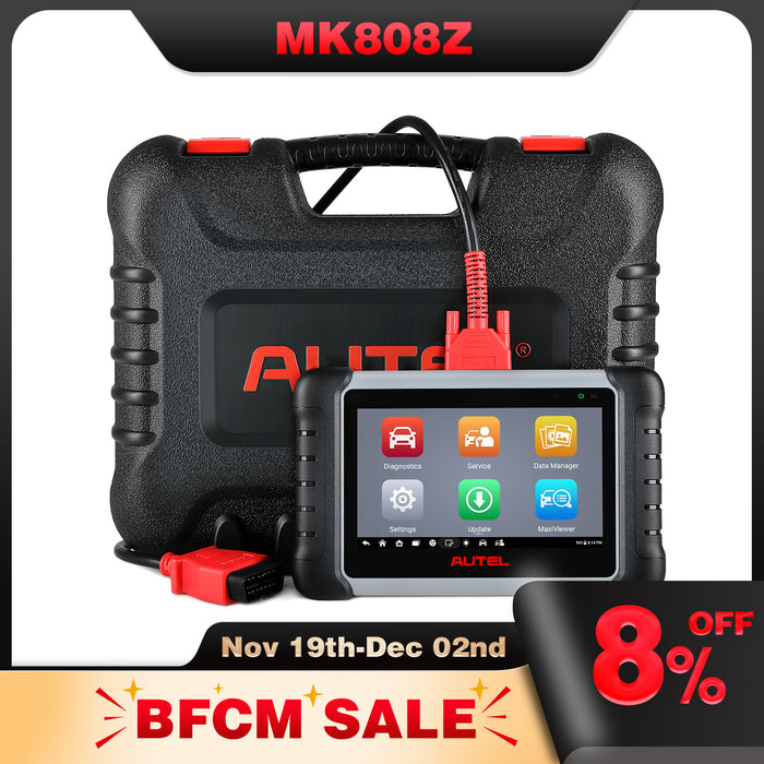 Autel MaxiCOM MK808Z丨Escáner de diagnóstico Lo mismo que MK808S/Control bidireccional/Todos los sistemas a nivel OE/Servicio de reinicio de 28+/Multilingüe