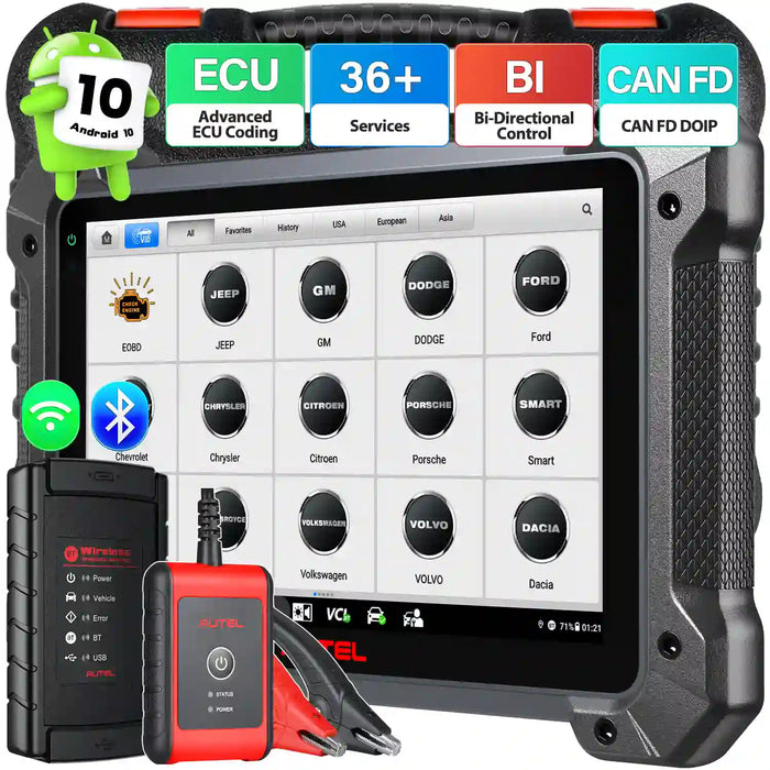 Autel MaxiCOM MK908 II| Codificación ECU avanzada | Control bidireccional | Diagnóstico de todos los sistemas a nivel OE | Más de 36 servicios de reinicio | Varios idiomas