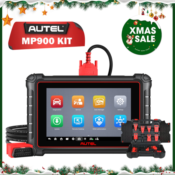 Autel Maxipro MP900 Kit(MP900+Box Adapters) Diagnosis Scanner丨Android 11 Multi-Brand Full System丨40+ Service丨ECU Coding丨Multi-language