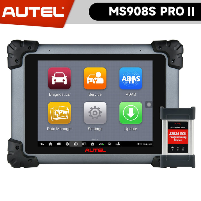 Autel MaxiSys MS908S Pro II | Con programación ECU J2534 | Codificación ECU | Pruebas activas | Más de 36 servicios especiales de reinicio | todos los sistemas a nivel OE | Actualizado de MK908 Pro/MS908 Pro/multilingüe