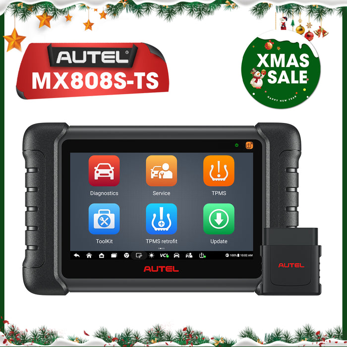 Autel MaxiCheck MX808S-TS | Programación completa del sensor TPMS | Igual que MK808S-TS | todos los sistemas a nivel OE | Más 30 servicios | Varios idiomas