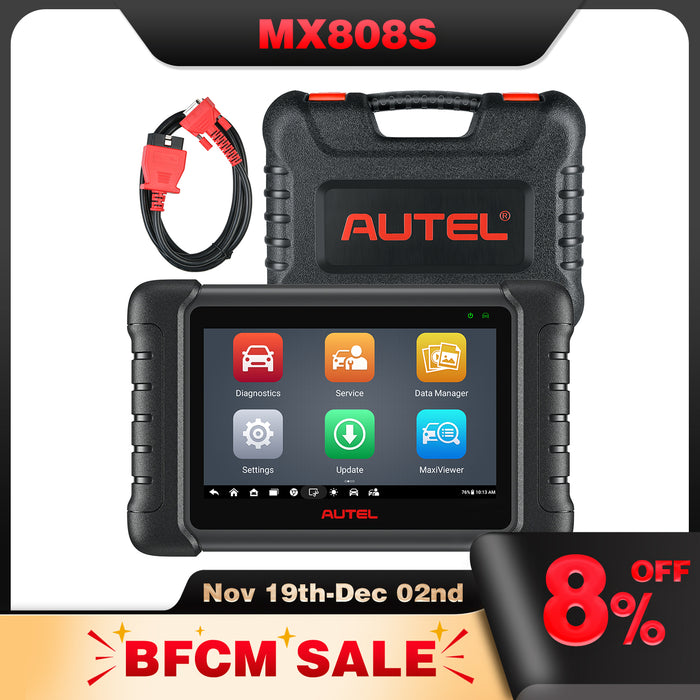 Autel MaxiCheck MX808S丨igual que MK808S | Control bidireccional | Diagnóstico de nivel OE | todos los sistemas 28+ Servicios de reinicio | Varios idiomas