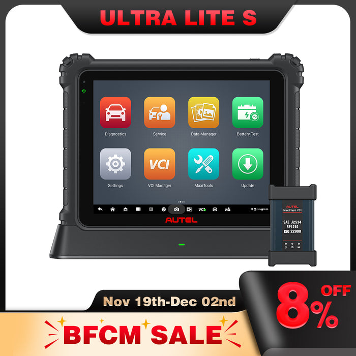 Autel MaxiCOM Ultra Lite S | Escáner de diagnóstico avanzado superior en varios idiomas | Programación/Codificación de ECU J2534 | Actualizado de MS909/MS919 | Servicio 40+ | Prueba activa
