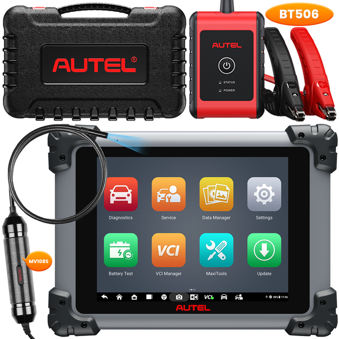 【Actualización de 2 años】Autel Maxisys Elite II Pro |Igual que Autel MS909 |con programación y codificación de ECU J2534 | Control bidireccional | 38+ Servicios | Sistema completo de nivel OE | Varios idiomas