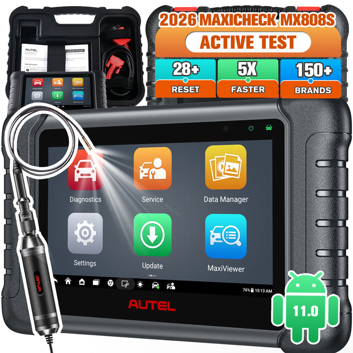 Autel MaxiCheck MX808S | Escáner Diagnóstico | Control bidireccional | Todos los sistemas| Igual que MK808S | 28+ Reset Services|Multilingüe