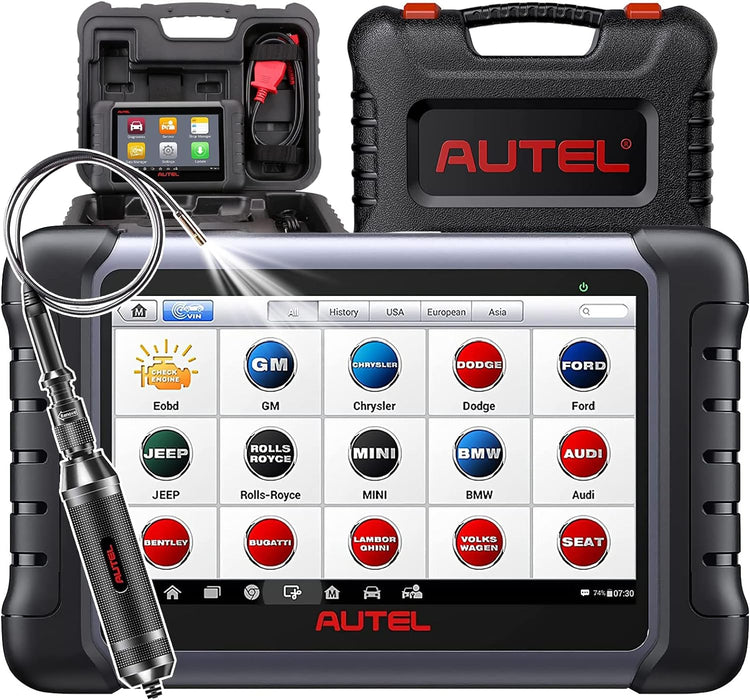 Autel MaxiCheck MX808S igual que MK808S/MK808Z | Control bidireccional | Diagnóstico de nivel OE | todos los sistemas 28+ Servicios de reinicio | Varios idiomas