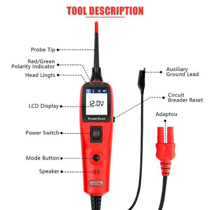 autel ps100 instruction