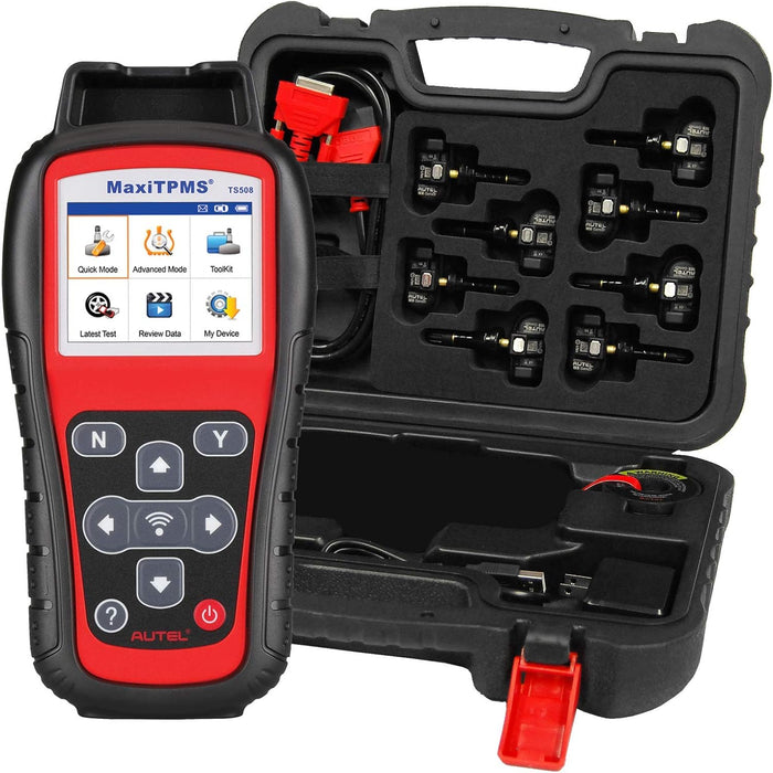 Autel MaxiTPMS TS508WF TPMS Wifi Herramienta de reaprendizaje | 4 formas de programar sensores MX | 3 formas de reaprender sensores OEM | Modo rápido/avanzado丨Versión mejorada de TS501/TS408