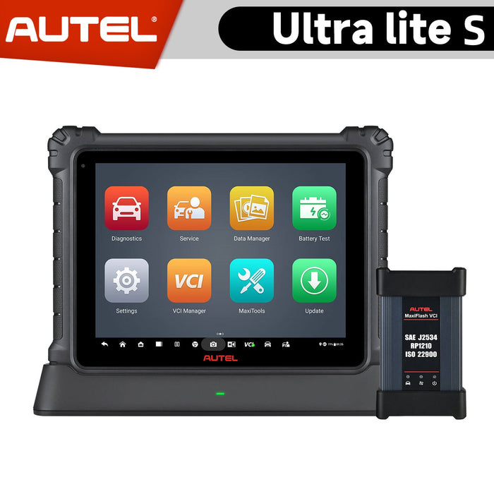 Autel MaxiCOM Ultra Lite S | Escáner de diagnóstico avanzado superior en varios idiomas | Programación/Codificación de ECU J2534 | Actualizado de MS909/MS919 | Servicio 40+ | Prueba activa