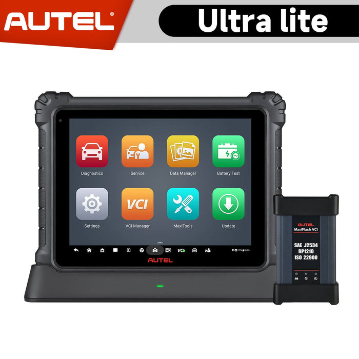 【 2 Years Update】Autel MaxiCOM Ultra Lite S| Newest Multi-Language Top Advanced Diagnostic Scanner | J2534 ECU Programming/Coding | 40+ Service | Active Test