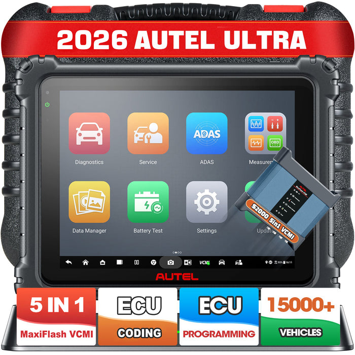 Autel MaxiSys Ultra | herramienta de escaneo de diagnóstico más nueva | Programación de ECU J2534 | Servicio 40+ | Módulo VCMI 5 en 1 | Prueba activa | Actualizado de MS909/MS919 Idioma Español